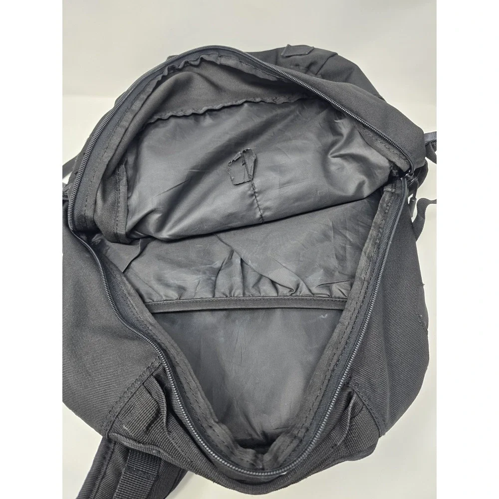 Samurai Tactical Backpack Black MOLLE Storage Laptop Compartment Good Condition
